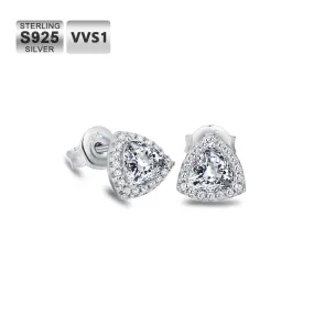 0.5 Carats *2 VVS1 Moissanite Stud Earrings for Women