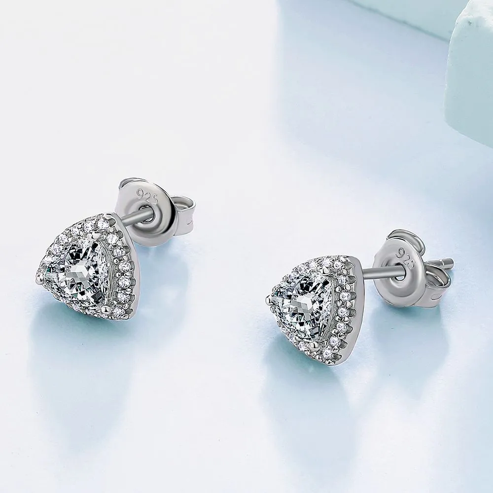 0.5 Carats *2 VVS1 Moissanite Stud Earrings for Women