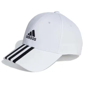 3 Stripe Cotton Twill Baseball Cap