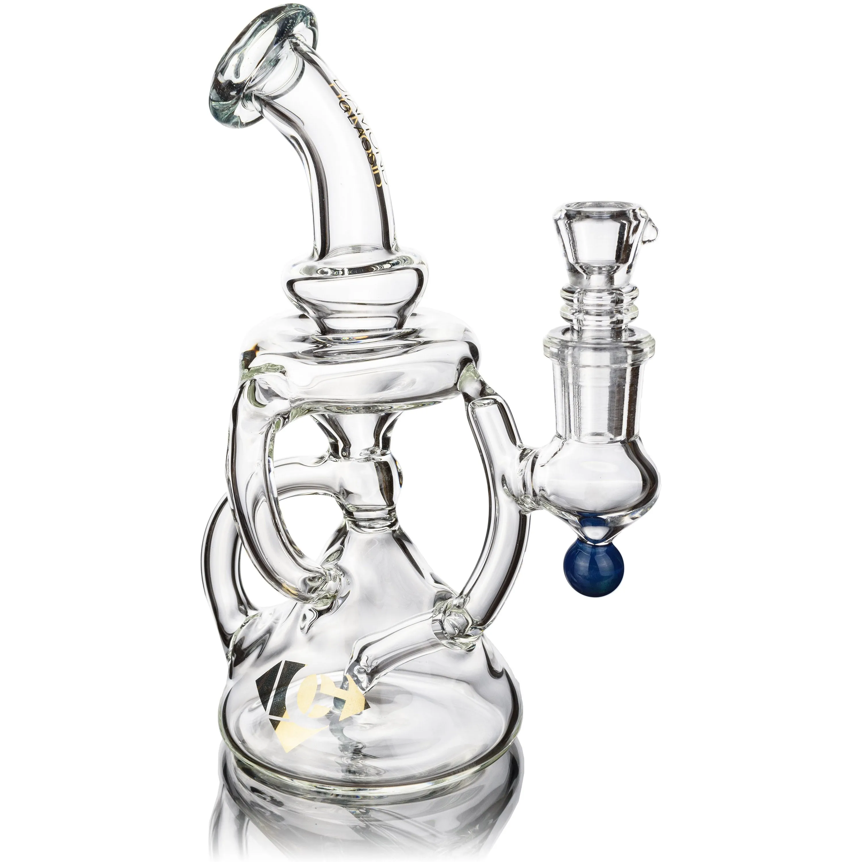 7 Multi-Arm Recycler Rig, by Diamond Glass (free banger included)