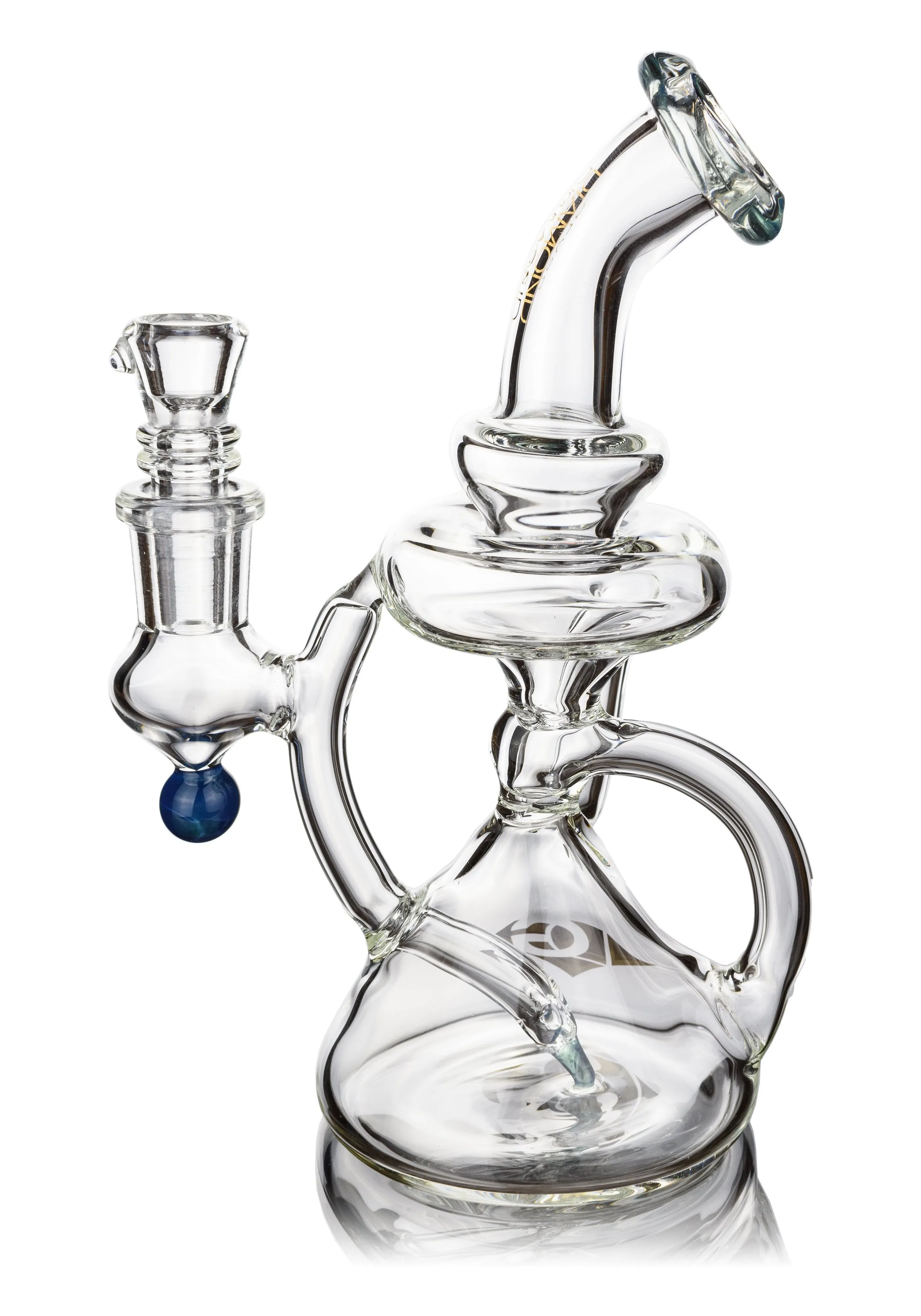 7 Multi-Arm Recycler Rig, by Diamond Glass (free banger included)