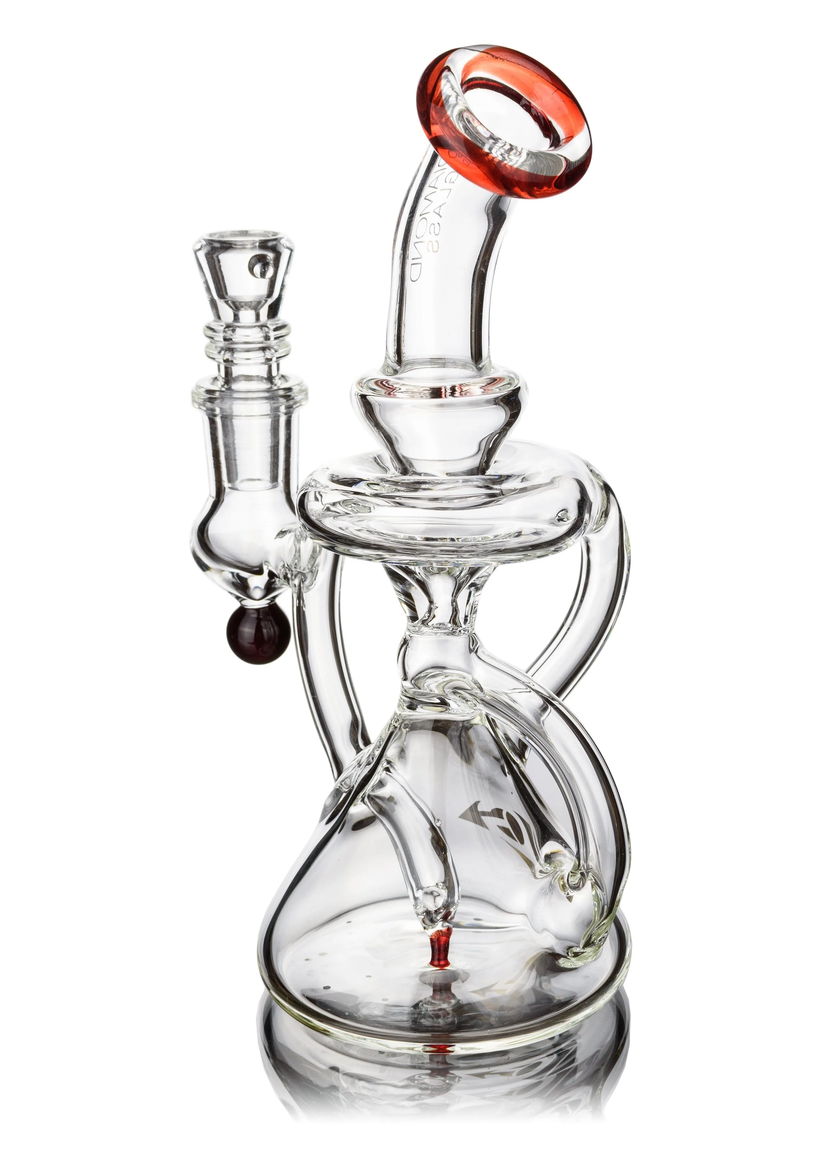 7 Multi-Arm Recycler Rig, by Diamond Glass (free banger included)