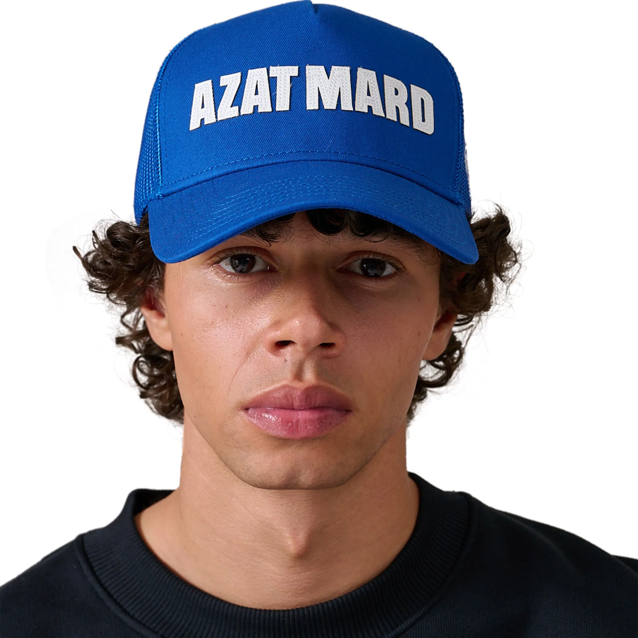 Azat Mard Mesh Trucker Cap Blue