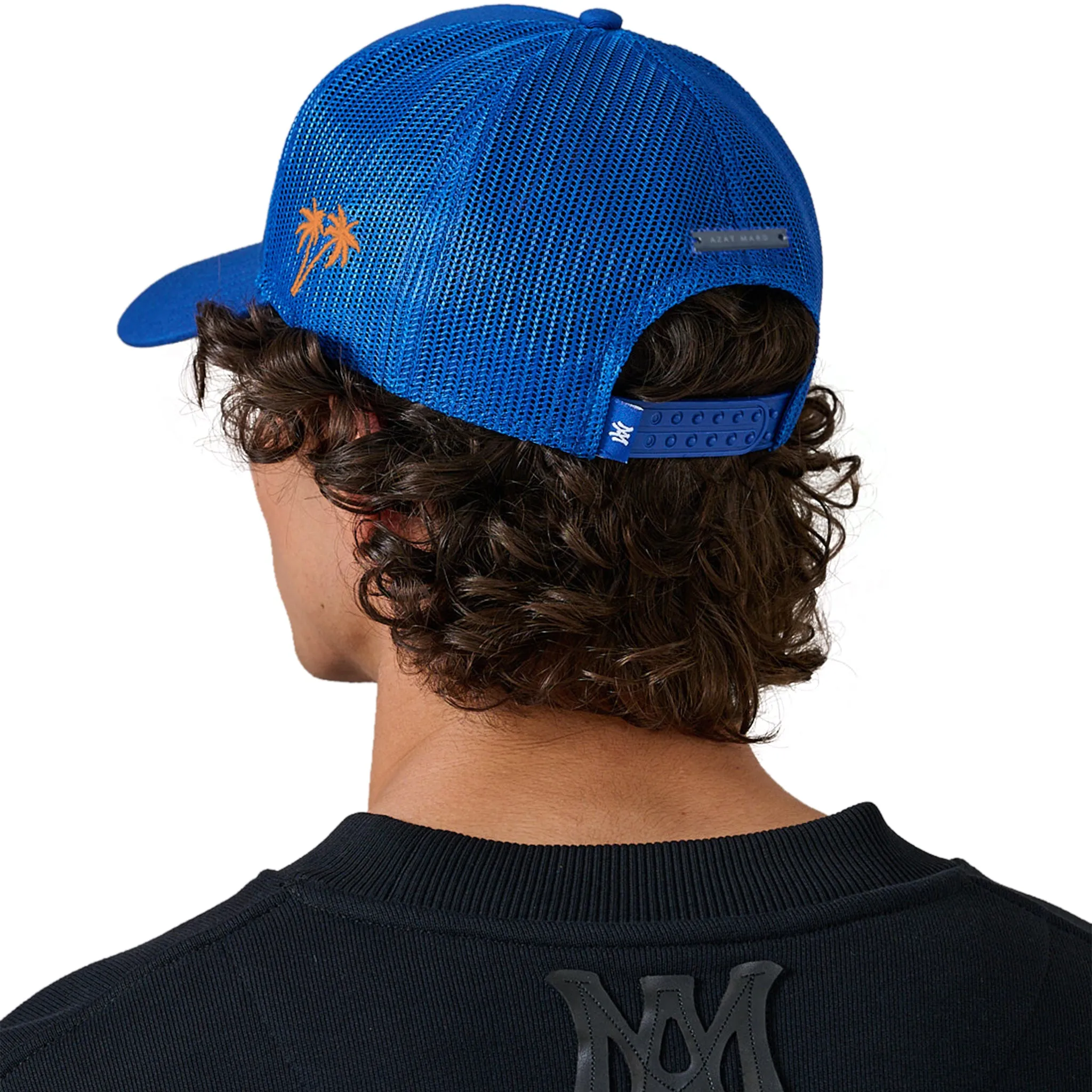 Azat Mard Mesh Trucker Cap Blue