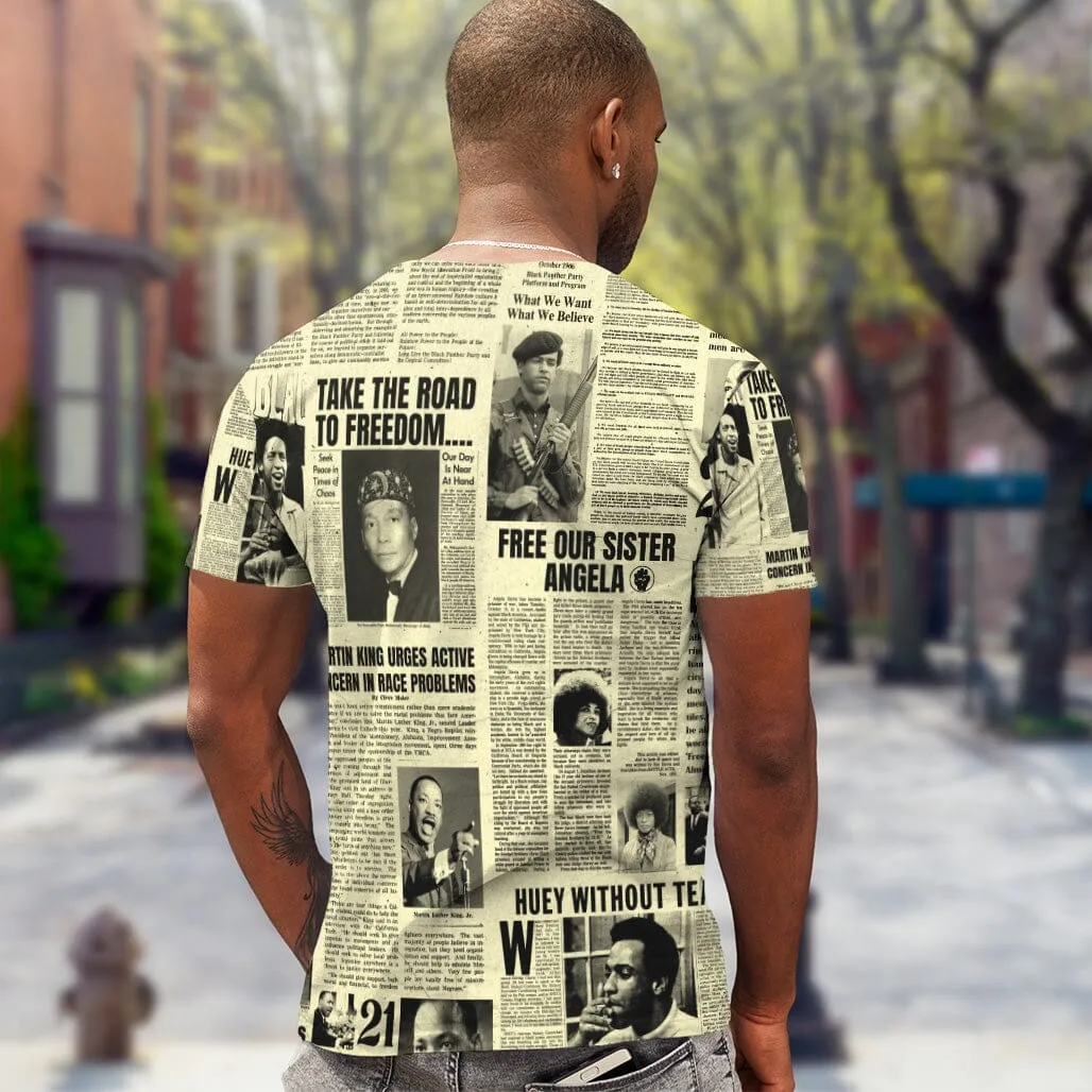 Black Power Newspaper T-shirt