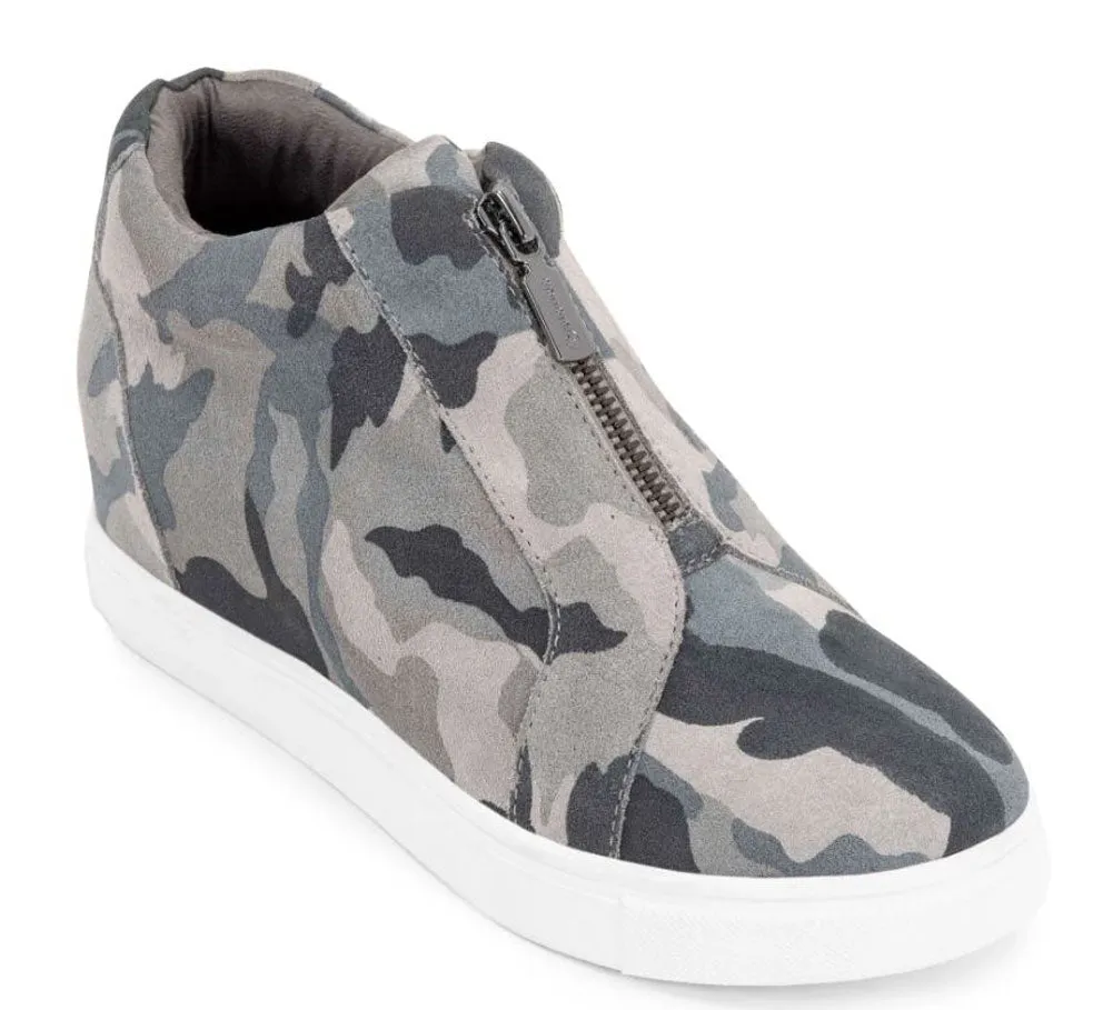 BLONDO Glenda Women | Grey Suede Camo (B3501)