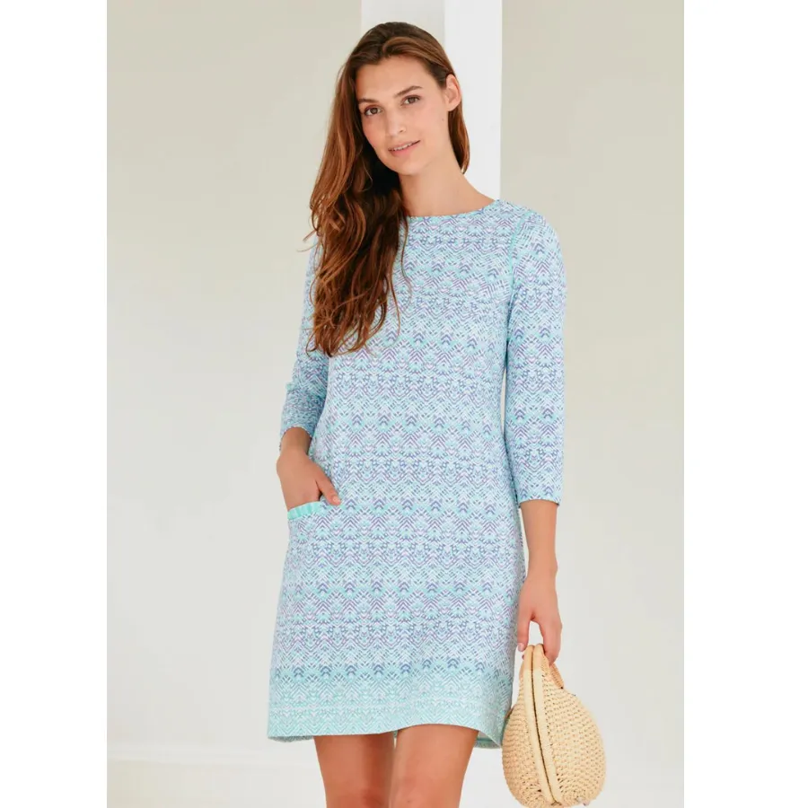 Cabana Life Cabana Shift Dress 495-NP22 - Naples Blue