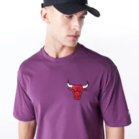 Chicago Bulls League Essential Dark Purple Oversized T-Shirt