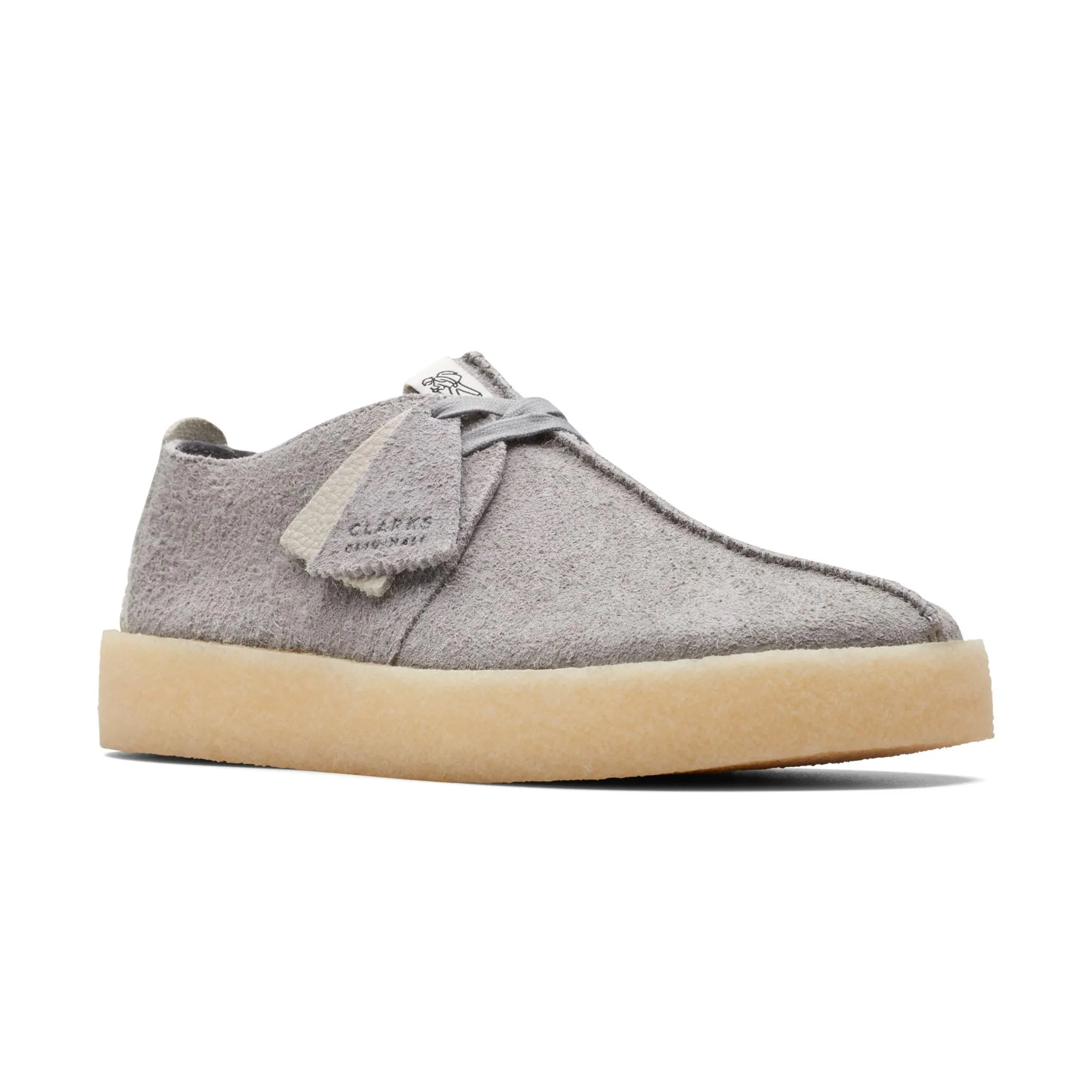 Clarks Originals Trek Cup - Grey Hairy Suede