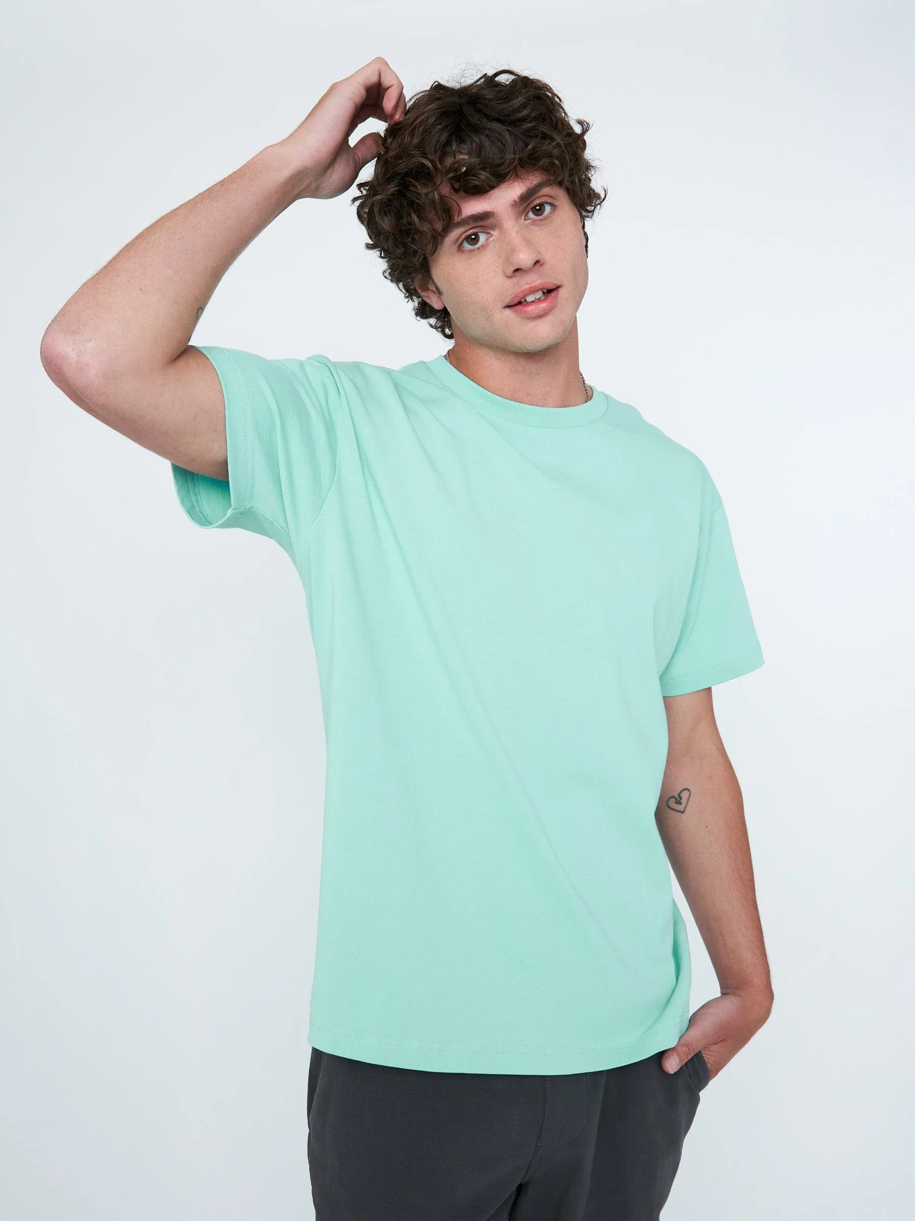 Classic Cotton Crewneck Short Sleeve T-Shirt