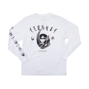 Mudhorn Trophy White Youth Long Sleeve