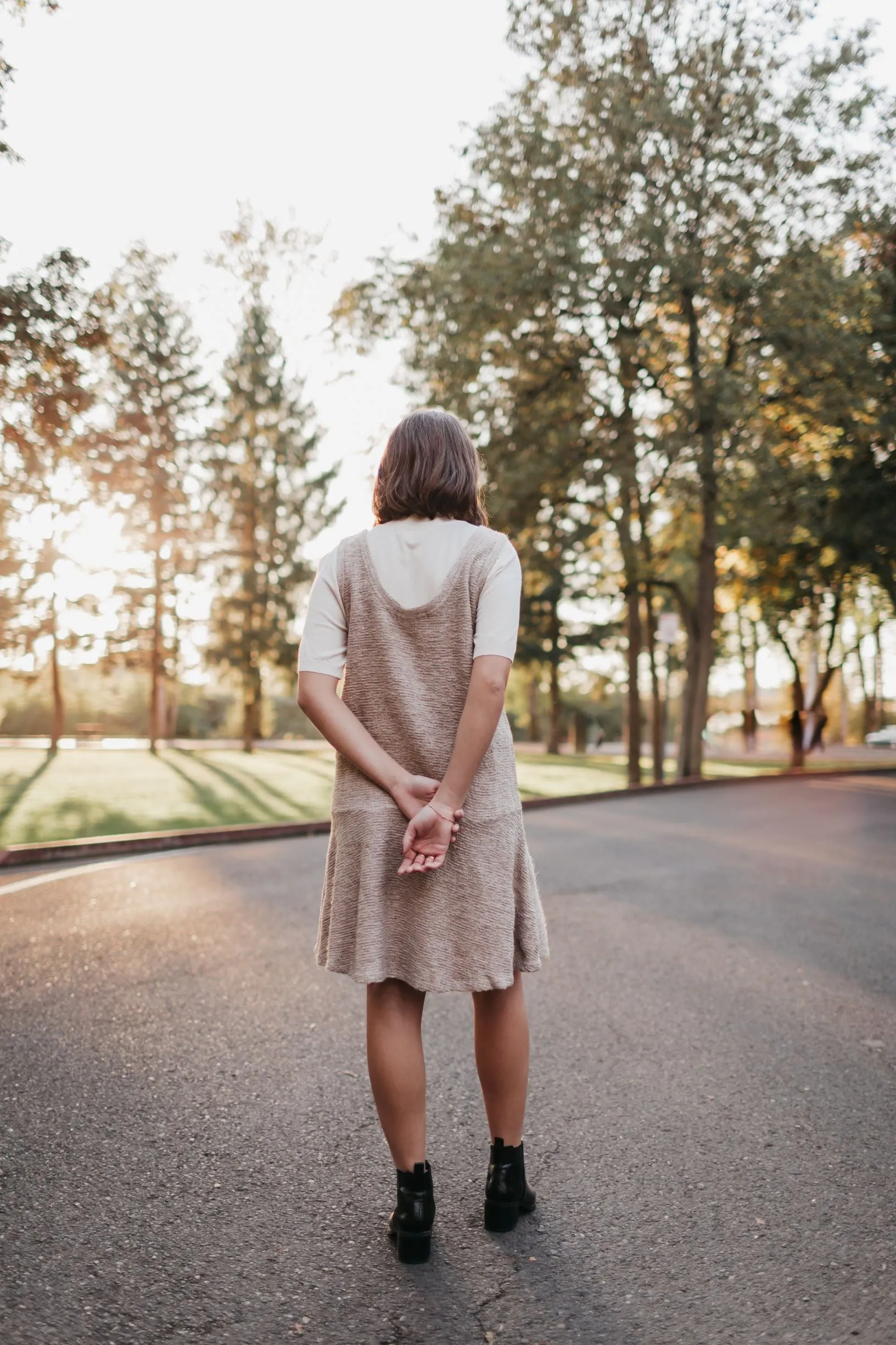 Nellie Knit Overall Dress