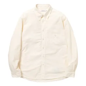 NONNATIVE DWELLER B.D. SHIRT COTTON OXFORD OVERDYED-IVORY