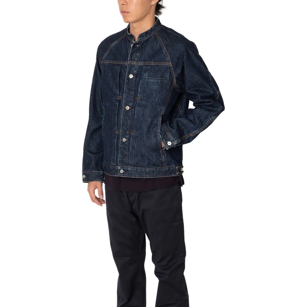 NONNATIVE TRUCKER BLOUSON COTTON 13.5OZ DENIM RW-INDIGO