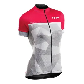 Northwave Women Origin Jersey - Pink/Light Grey