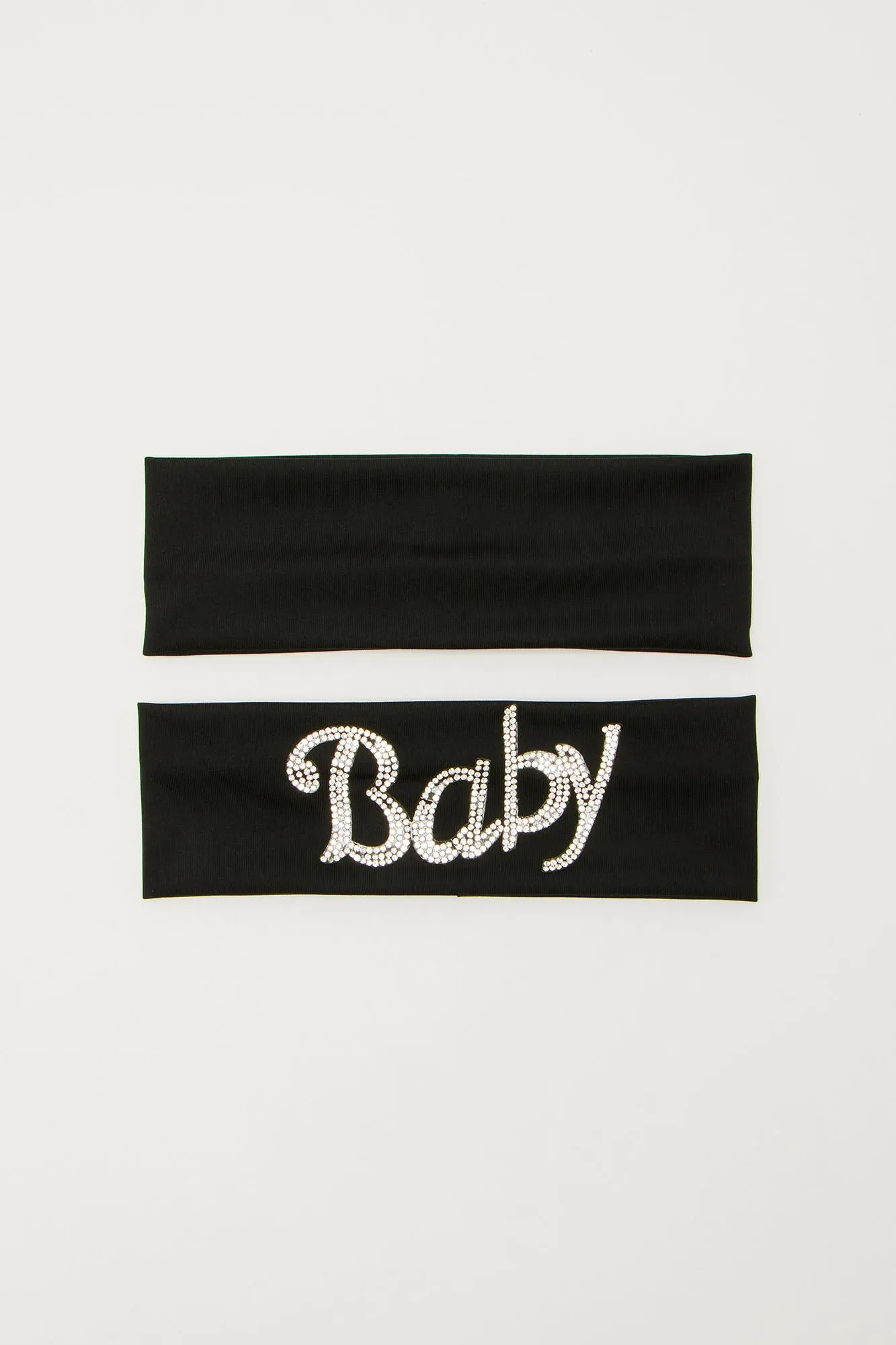 Not Your Baby 2 Piece Headband Set - Black/combo