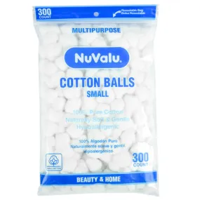 NUVALU Small Cotton Bolitas de Algodón 300 pzas