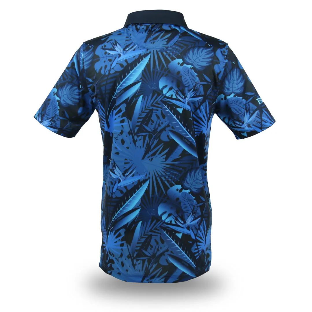 OGA X Bettinardi Tiki 24 - OGA Men's Polo - Tropical Blue