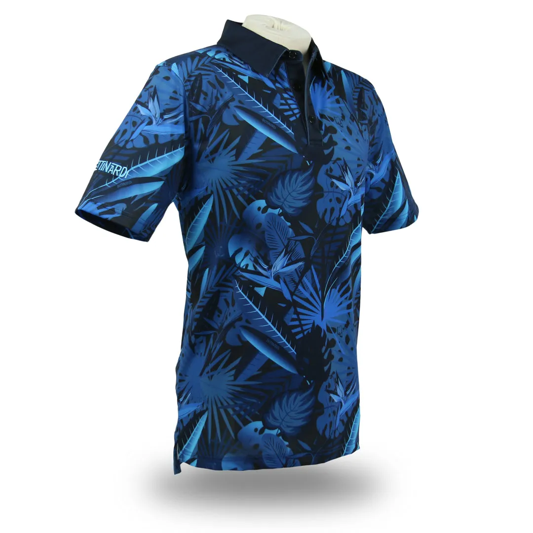 OGA X Bettinardi Tiki 24 - OGA Men's Polo - Tropical Blue