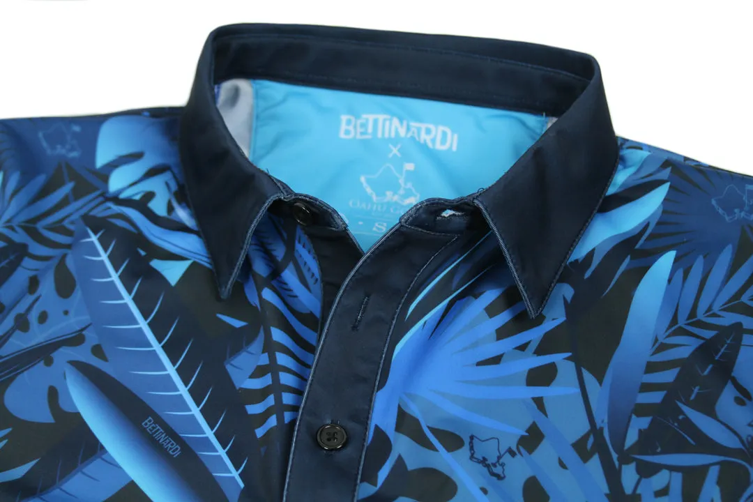 OGA X Bettinardi Tiki 24 - OGA Men's Polo - Tropical Blue