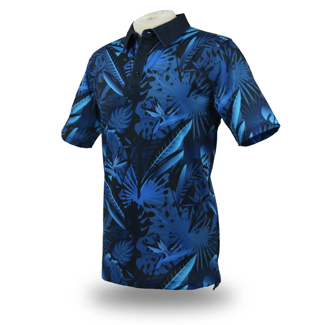 OGA X Bettinardi Tiki 24 - OGA Men's Polo - Tropical Blue