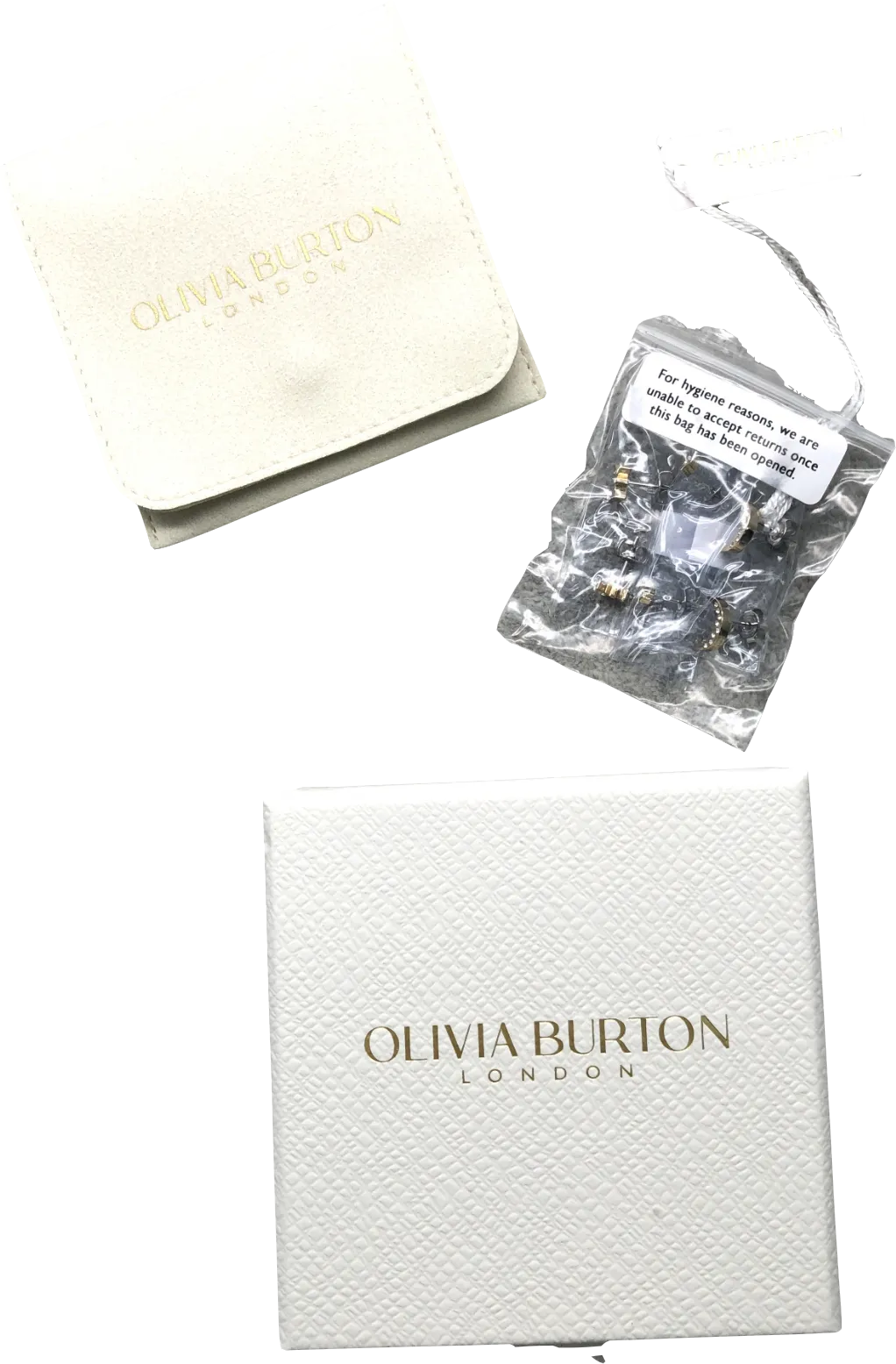 Olivia Burton Metallic Celestial North Star & Moon Gold Stud Earrings Set One Size