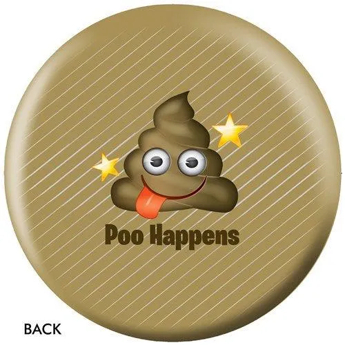 OnTheBallBowling Emoji Poo Happens Bowling Ball