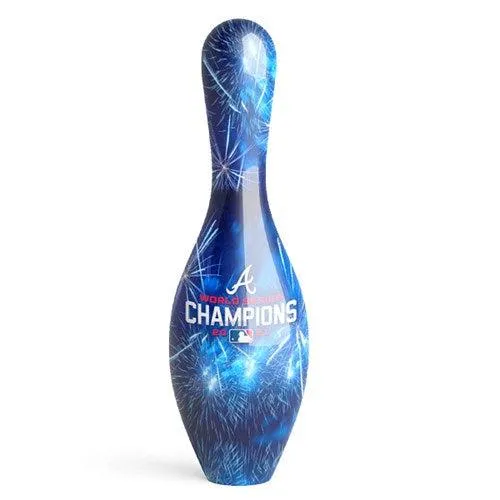 OnTheBallBowling MLB Atlanta Braves World Series Champ 2021 Bowling Pin