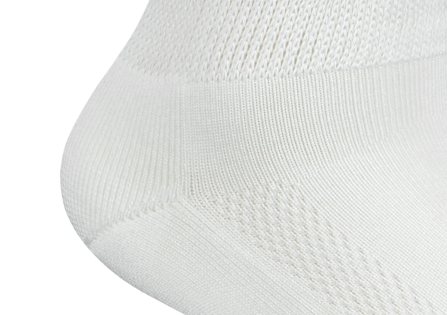 Padded Sole Diabetic Socks - White