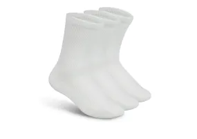 Padded Sole Diabetic Socks - White