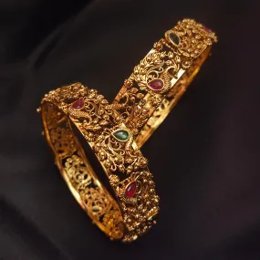 "Vintage Glamour: Adorning Love with Bridal Antique Bangles by ASP Fashion Jewellery 31446991"