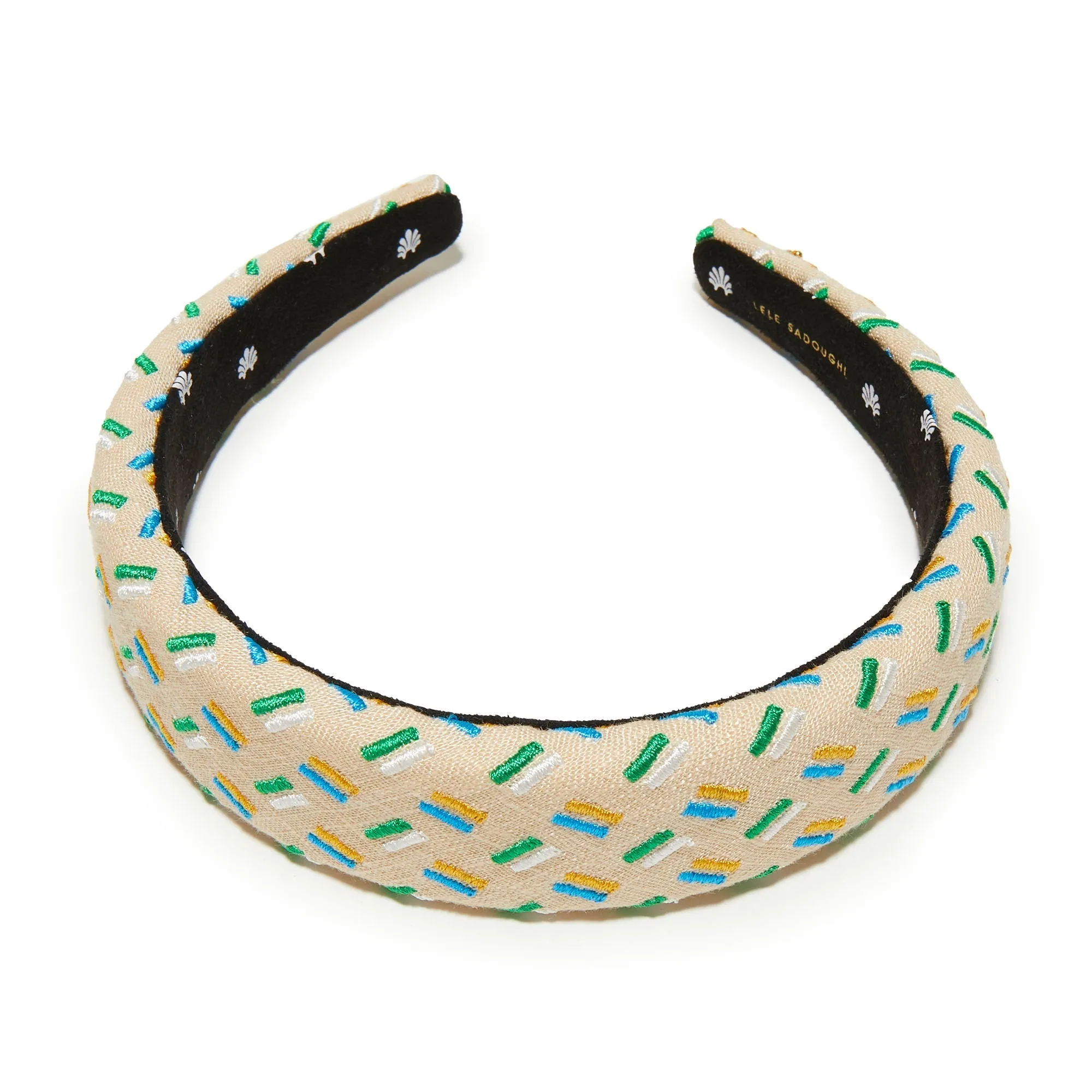 SAND FLECK ALICE RAFFIA HEADBAND