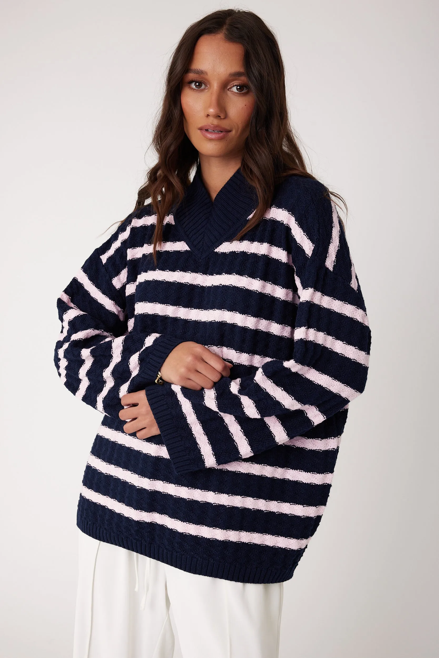 SONNY Navy Stripe