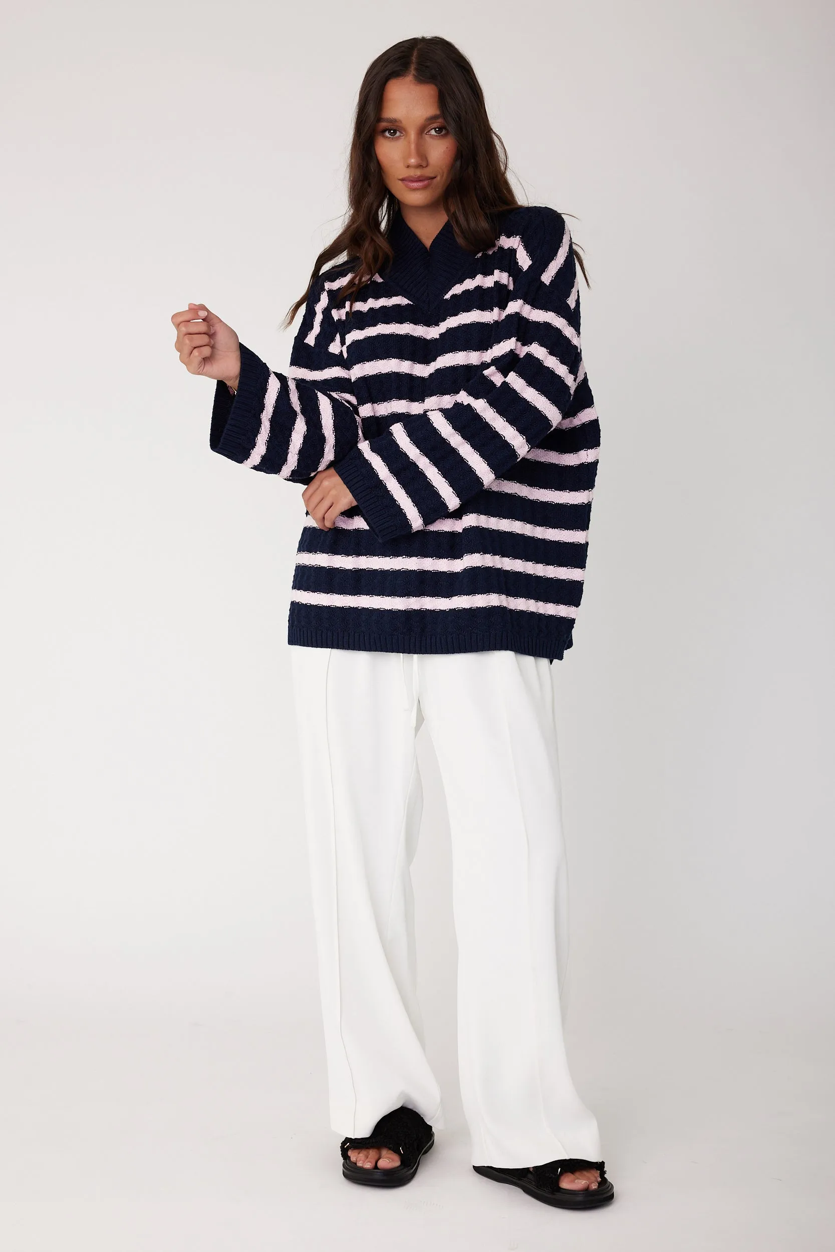 SONNY Navy Stripe