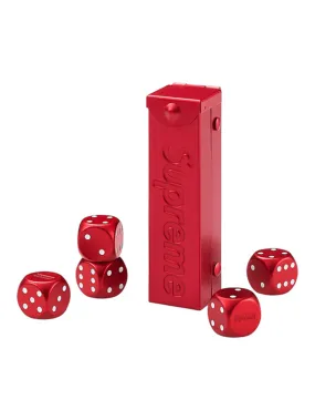 Supreme Aluminum Dice Set Red (SS21)