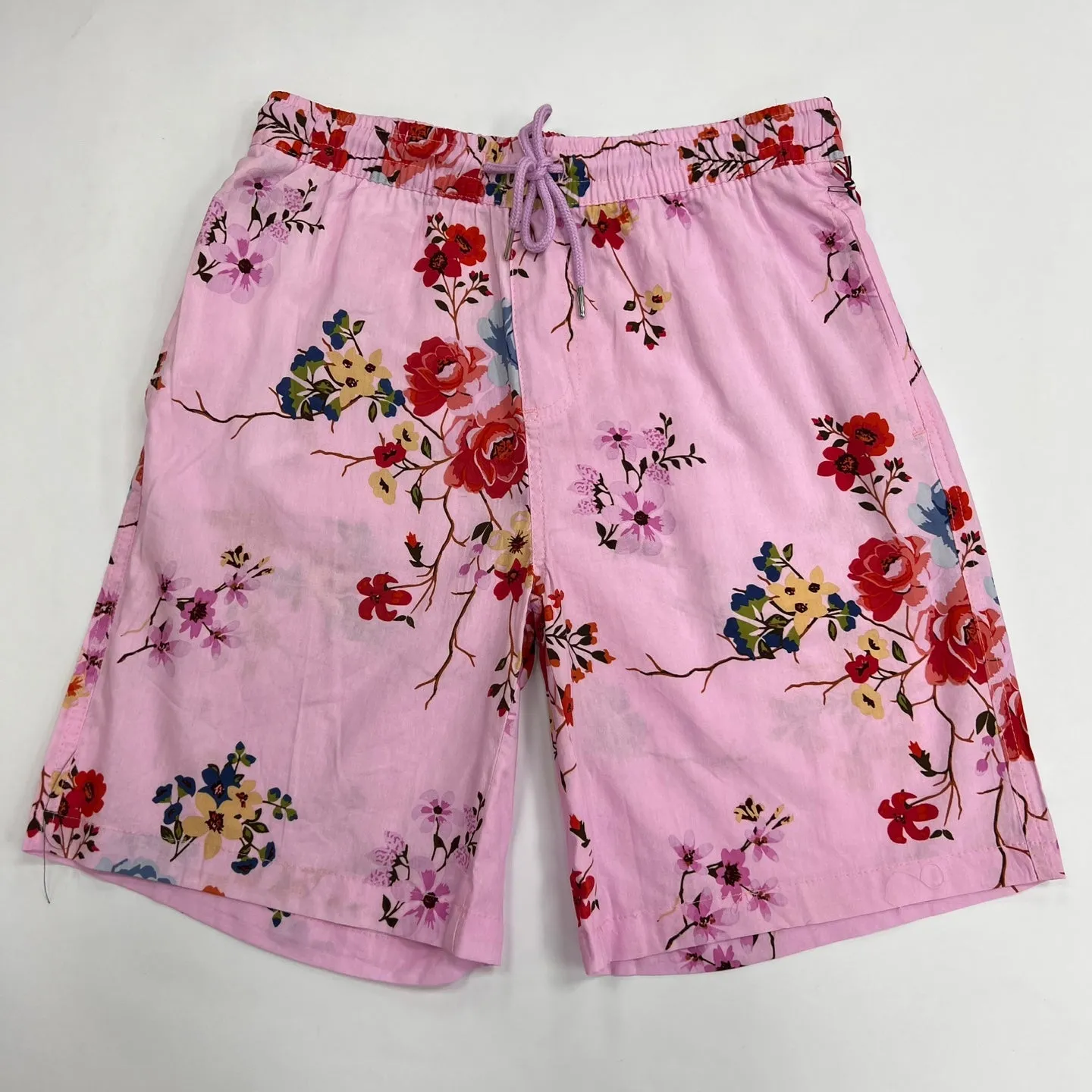 SWTICH Floral Graphic Print Shorts - Pink