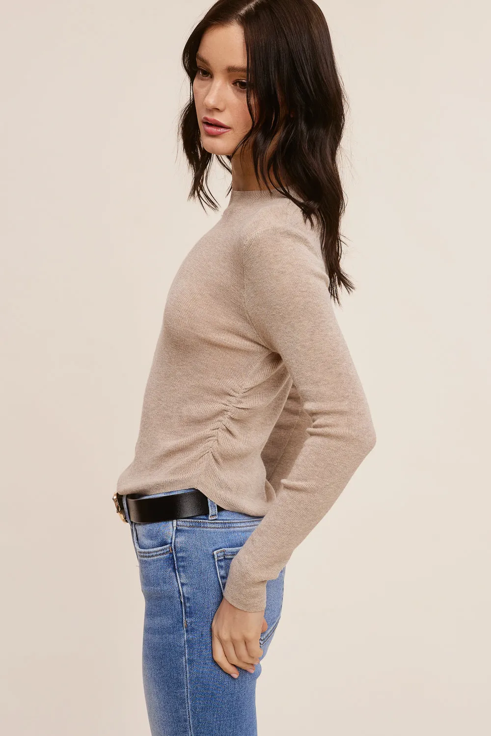 Taupe Long Sleeve Top