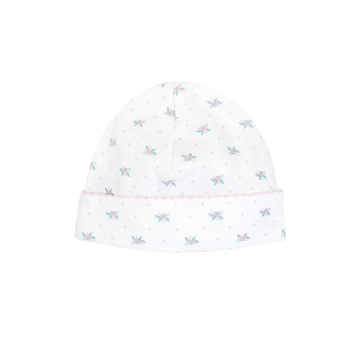 Tiny Flowers Printed Hat | Baby Girl