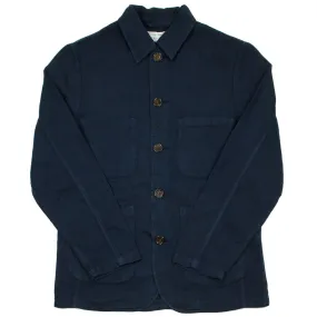 Universal Works - Bakers Jacket Broadcloth Cotton - Navy