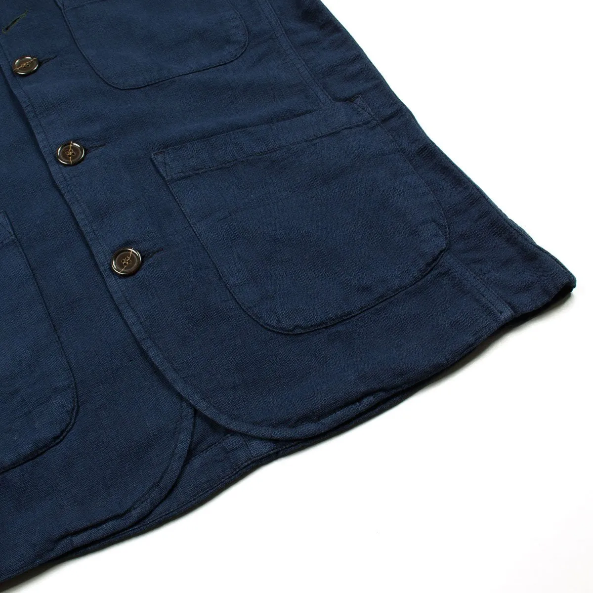 Universal Works - Bakers Jacket Broadcloth Cotton - Navy