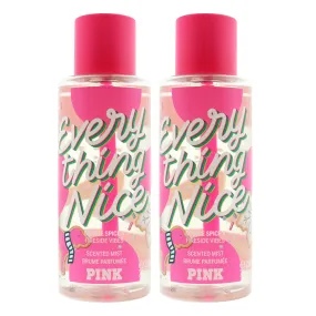 Victoria's Secret Pink Everything Nice Body Mist 7.9 fl. oz / 234 ml 2-PACK